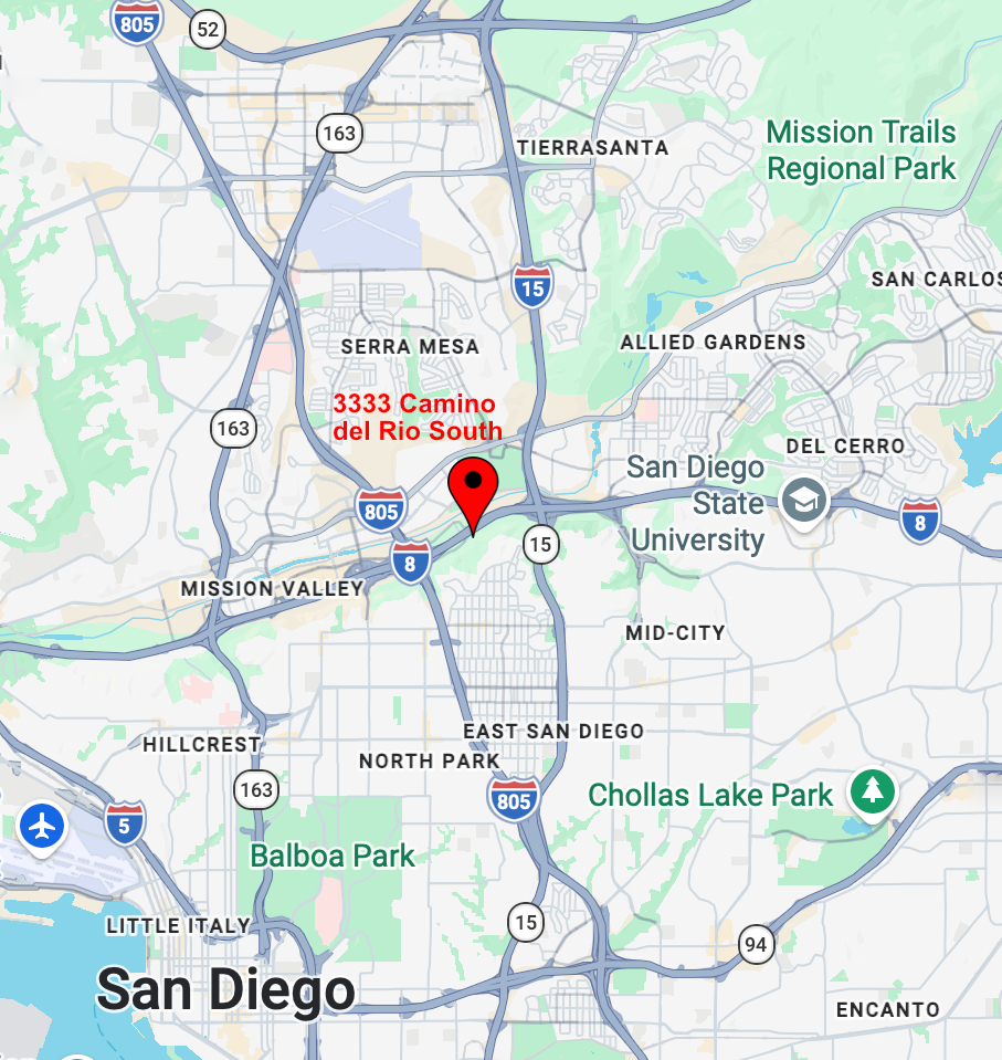 Affirming Therapy Center Map Affirming Therapy Center Map: 3333 Camino del Rio South, Suite 215, San Diego, CA 92108