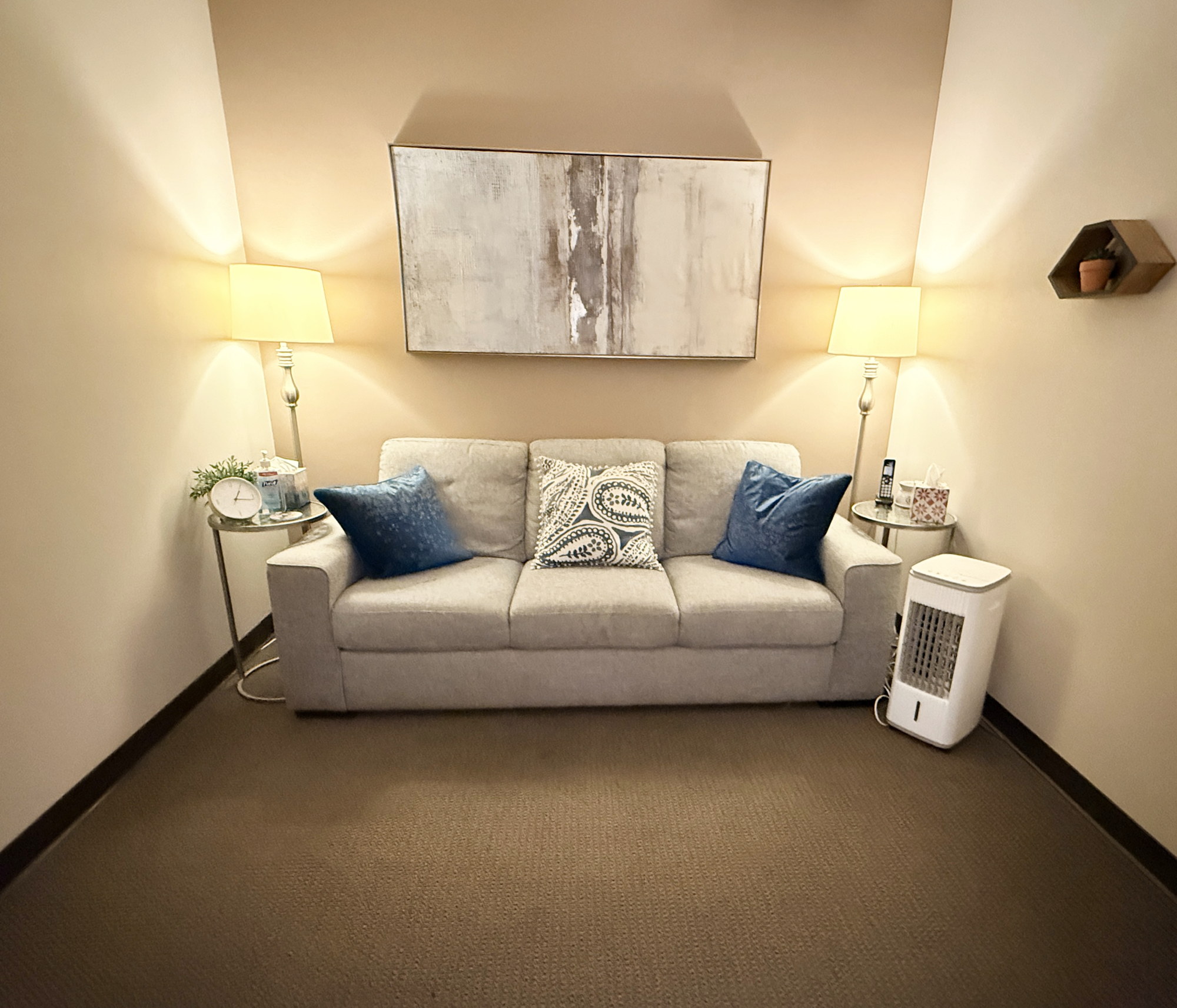 Affirming Therapy Center Tan Therapy Room Affirming Therapy Center Tan Therapy Room